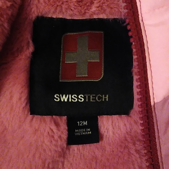 Swiss Tech Pink Coat size 12 months - Picture 6 of 8